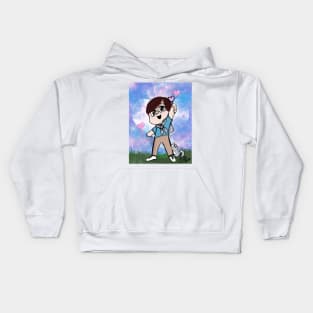 Patton Sanders Digital Art Kids Hoodie